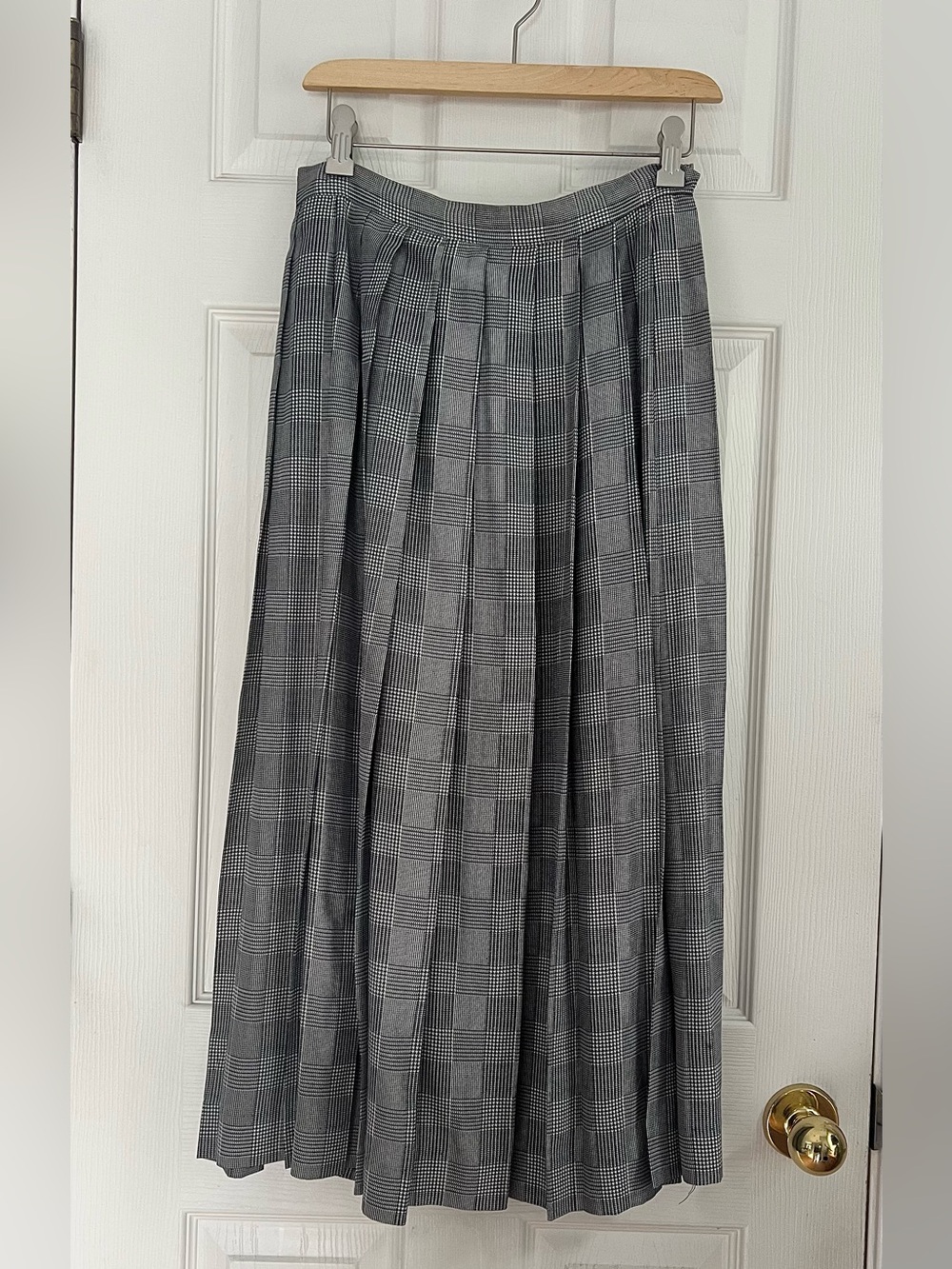 Ralph Lauren Vintage Silk Pleated Skirt
